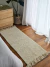 Alfombra lisa pelo corto blanco 55x140 cm - comprar online