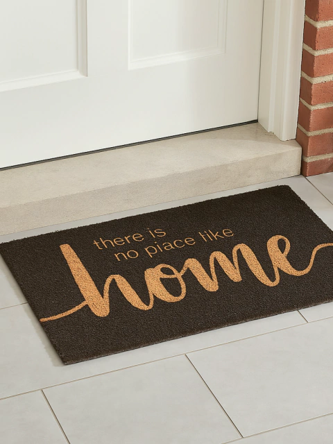 Felpudo de goma there is no place like home 40x60 - comprar online