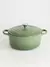 Cacerola hierro enlozado 25 cm verde