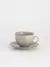 Set x6 taza de té porcelana pedra rocha beige 507 ml