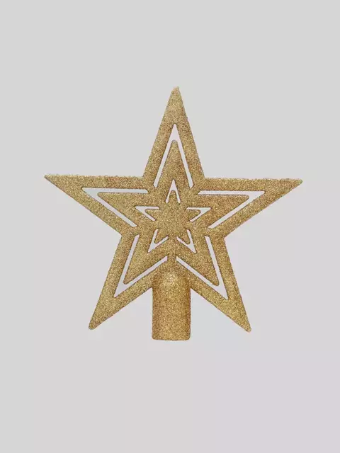 Estrella puntera 16,5 cm dorada