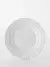 Set x6 plato postre stoneware atenas blanco 20 cm - Magnolias