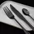 Set cubiertos 24 piezas new york black - comprar online