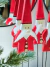 Papa noel madera y hierro en internet
