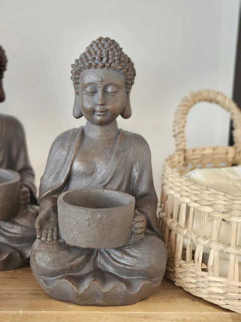 Buda Porta Velas Negro