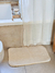 Alfombra de baño Mini Rombo Natural