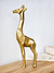 Adorno jirafa aluminio 30cm - comprar online