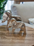Adorno elefante aluminio plateado