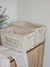 Cesto beige estampa - comprar online