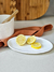 Bandeja oval dinant white 23x16 cm - comprar online