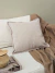 Funda pana rayada 50x50 - natural - comprar online