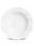Plato hondo stoneware monaco blanco x6 piezas - Magnolias