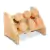 Set x6 especieros con soporte y tapa de bamboo 20x14x14cm - comprar online