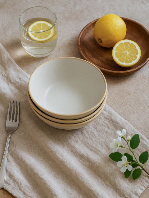 Set x6 bowl hampshire beige - comprar online