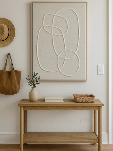 Cuadro geometrico ovalado 60x90 - comprar online