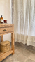 Cortina de baño Olivia crudo - comprar online