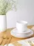 Bowl stoneware monaco blanco x6 piezas