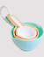 Tazas medidoras set x4 - Magnolias
