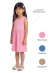 Vestido Infantil LTT Menina em Malha Mince Texturizada Sem Mangas – Tam. 4 ao 12 - REF. 34363 - loja online