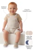 Conjunto Infantil LTT Menino Jardineira Moletinho Eco Rubi e Camiseta Meia Malha Penteada – P ao 3 - REF. 8373 - Loja da Tia Tati