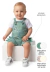 Conjunto Infantil LTT Menino Jardineira Moletinho de Poliéster Sublimado e Camiseta Meia Malha P ao 3 REF. 8374 - loja online