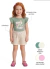 Imagem do Conjunto Infantil LTT Menina Blusa Manga Babado em Meia Malha Penteada e Short Moletinho Linho | Tam. 1 ao 8 REF. 10425