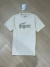 Camiseta Lacoste Sport Big CROC Monogramado (off white)