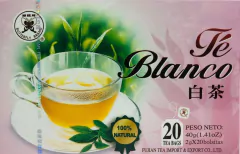 Chá Branco 20 Sachês Fujian