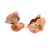 Par (2unidades) Porta guardanapo orquídea laranja - comprar online