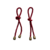 Par (2unidades) Porta guardanapo vermelho bronze - comprar online