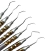 Kit curetas Gracey 7 peças - comprar online