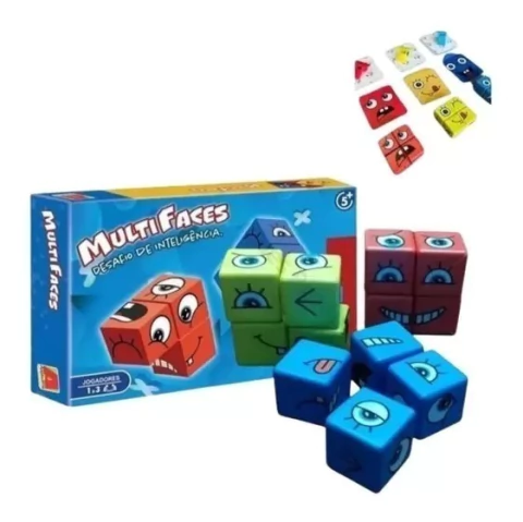 Jogo Multifaces Desafio de Inteligência Interativo e Divertido - Algazarra
