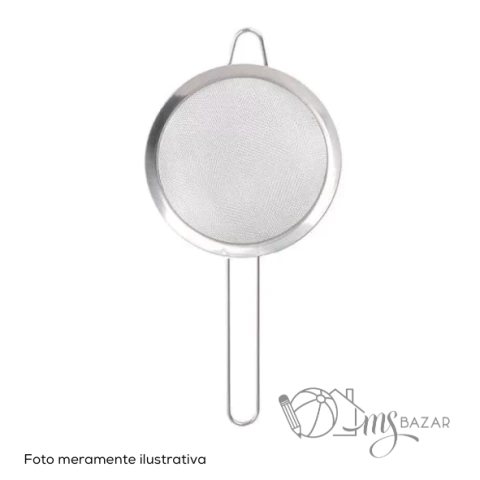 Peneira Luxo em Inox 20cm - Kehome