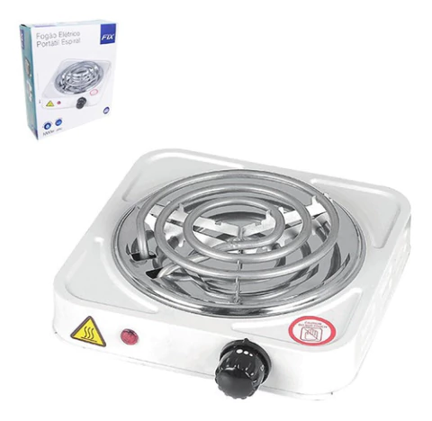 Fogão Elétrico Portátil Espiral 1 Boca 127v - Profissional