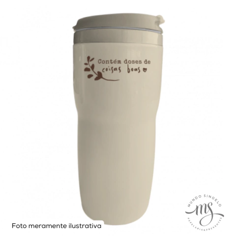 Copo Térmico Inox Naturals Coisas Boas de 450ml - Uatt?