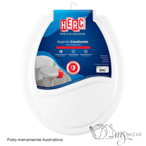 Assento Sanitário Envolvente Branco - Herc
