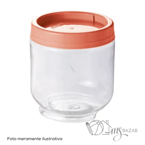 Pote Organizador Gire Trave 550ml 9x11cm Sortido - Plasútil