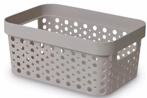 CESTO ORGANIZADOR MULTIUSO 2LTS MARROM