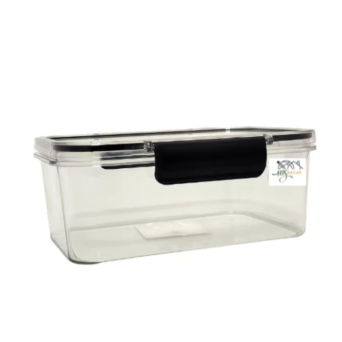 Pote Organizador 3C Clear Acrílico 1.400ml 19x15x8cm - Plasnorthon