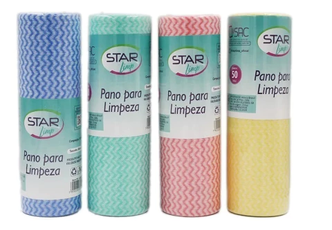 PANO PARA LIMPEZA TIPO PERFEX C/ 50UNID - STAR LIMP