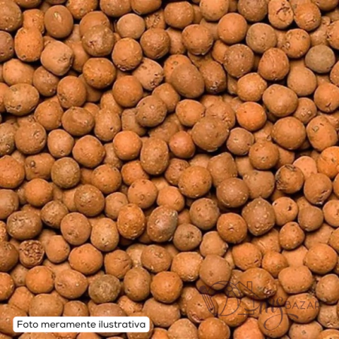 Argila Expandida Natural Drenagem e Decorativa 25 Litros - Terra de Minas