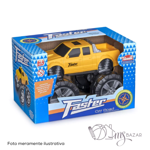 Carrinho Faster Pick Up - Usual Brinquedos