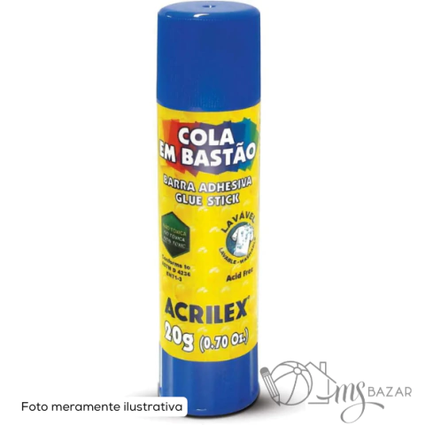 Cola em Bastão Office Escolar 20g - Acrilex