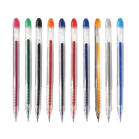 CANETA GLITTER GEL WIN PONTA 1.0 CORES SORTIDAS