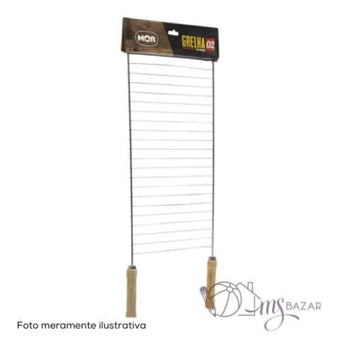 Grelha Reta Simples 30x70cm N° 2 - Mor