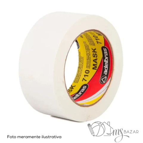 Fita Crepe Mask Para Pintura Artesanato Escolar 48mmX50m - Adelbras
