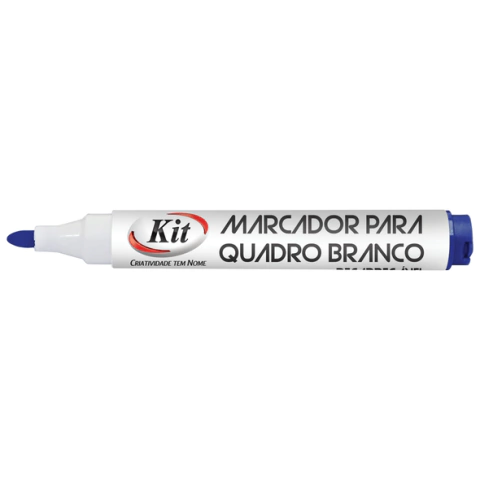 MARCADOR PARA QUADRO BRANCO RECEREGAVEL KIT SG-2301 AZUL