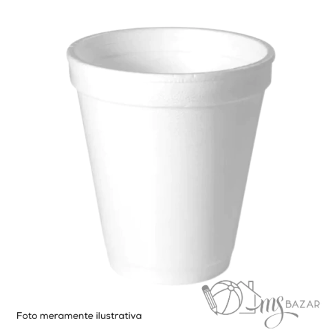 Copo Térmico Descartável em Isopor 240ml Com 25 Unidades - Diversos