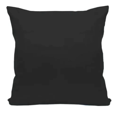 Almofada 40x40cm Microfibra Refil Siliconado Chumbo - Trisoft