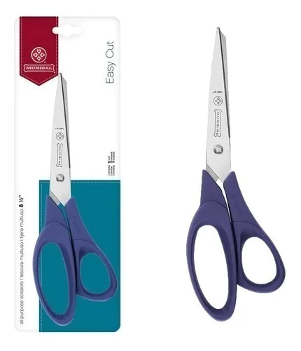 TESOURA MULTIUSO CORTE FACIL MUNDIAL EASY CUT 8 1/2"
